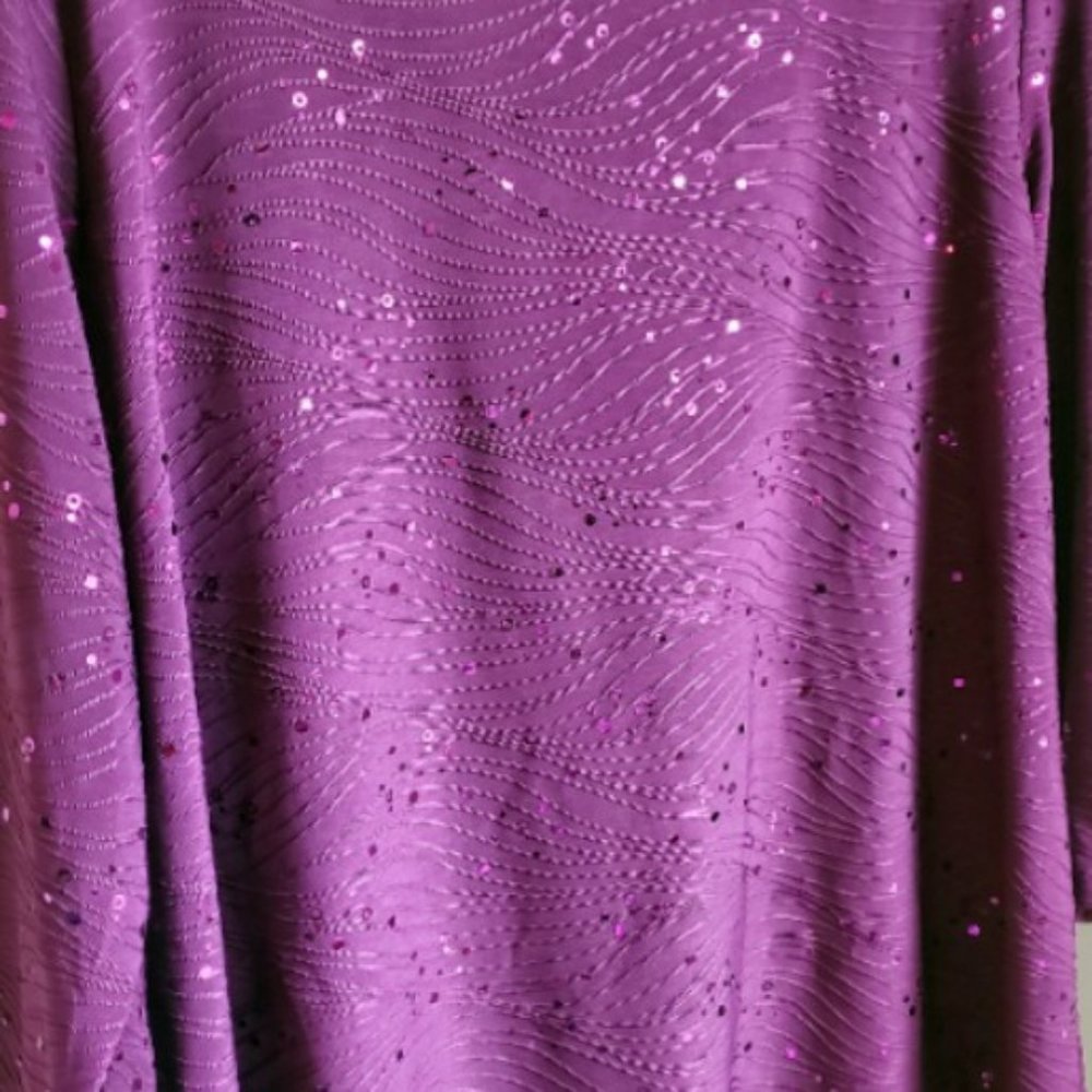 Used Purple Sequence Blouse